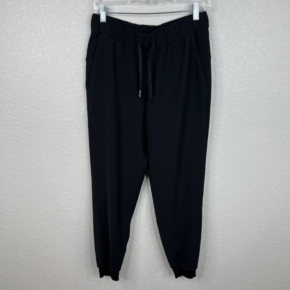 lululemon athletica Pants - Lululemon On the Fly Jogger Pants 28" *Woven Black Size 6 Comfort Lounge Casual